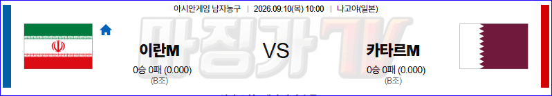 2026-09-10 아시안 컵 이란 카타르 국내외경기분석 무료중계 스포츠분석 관련 이미지
